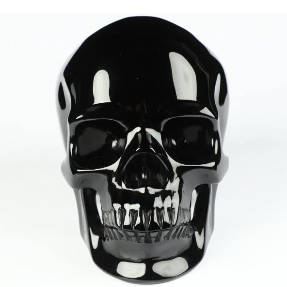 Black Obsidian Crystal Skull